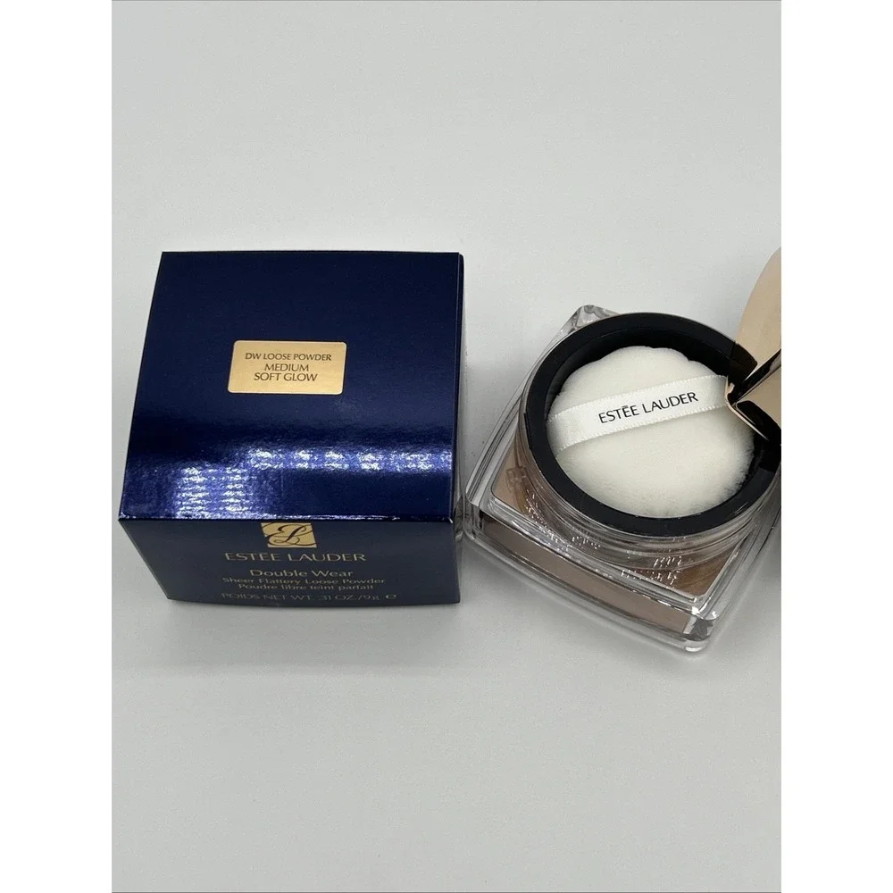 Estee Lauder Double Wear Sheer Flattery Loose Powder Medium Soft Glow.31oz NEW